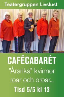 Cafécabarét med teatergruppen Lustfyllt